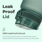 Hydracy 32 oz Time Marker Water Bottle