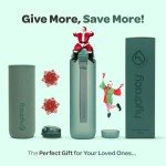 Hydracy 32 oz Time Marker Water Bottle