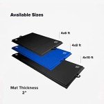 We Sell Mats Foldable Exercise Mat, Blue