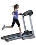 BORGUSI Folding Treadmill with Bluetooth Speaker
