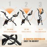 KALWOL 5-in-1 Folding Stationary Exercise Bike