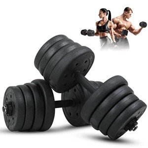 Adjustable 66lbs Dumbbell Set for Home Gym