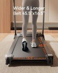 RENESTAR Folding Treadmill with Auto Incline & Bluetooth