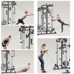 Royal Fitness Smith Machine Power Cage with Weight Plates