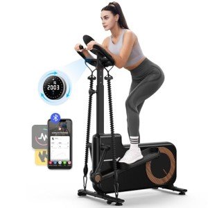 Compact Home Elliptical Machine with MERACH App