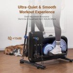 Compact Home Elliptical Machine with MERACH App