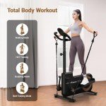 Compact Home Elliptical Machine with MERACH App