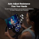 Compact Home Elliptical Machine with MERACH App