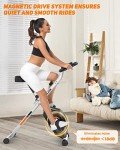 YOSUDA 2-in-1 Folding Exercise Bike for Home Gym