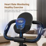 Compact Home Elliptical Machine with MERACH App