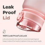 Hydracy 32oz Time Marker Water Bottle with Infuser