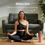 Hydracy 32oz Time Marker Water Bottle with Infuser