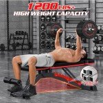 Adjustable 1200LBS Weight Bench for Home Gym