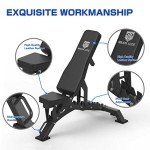 Adjustable Weight Bench for Home Gym Workouts