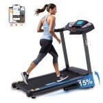 HUAGEED Compact Treadmill with Auto Incline