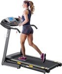Foldable Electric Treadmill with Auto Incline 2.5 HP