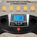 Foldable Electric Treadmill with Auto Incline 2.5 HP