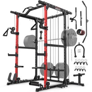 Multi-Function Power Rack with Cable Crossover