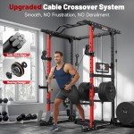 Multi-Function Power Rack with Cable Crossover