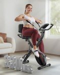 Pleny 5-in-1 Folding Exercise Bike for Home Gym