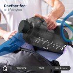 64 oz BPA Free Water Bottle with Time Marker