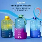 64 oz BPA Free Water Bottle with Time Marker