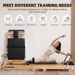 Portable Wood Pilates Reformer for Home Workouts