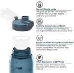 30oz Durable Time Marker Water Bottle for Workouts