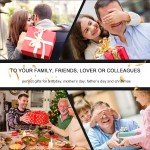 Wutsar Massage Gun, Deep Tissue Back Massager for Pain Relief - Electric Muscle Massager, Percussion Handheld Shoulder with 8 Speeds & 6 Heads, Birthday Gifts for Women (Gray)