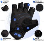 RDX Half Finger Weight Lifting Gloves