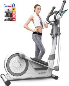 HARISON Bluetooth Elliptical Machine with 16 Resistance Levels
