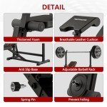 Adjustable Weight Bench & Squat Rack Combo