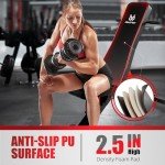 Heavy Duty Adjustable Weight Bench for Home Gym