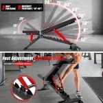 Heavy Duty Adjustable Weight Bench for Home Gym