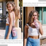 32 oz BPA Free Motivational Water Bottle with Sleeve