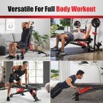 Heavy Duty Adjustable Weight Bench for Home Gym