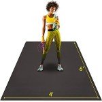 ActiveGear Large Rubber Exercise Mat - 6 x 4 ft