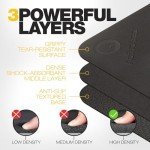 ActiveGear Large Rubber Exercise Mat - 6 x 4 ft