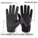Black Workout Gloves with Full Palm Protection