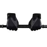 Black Workout Gloves with Full Palm Protection