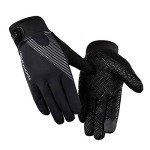 Black Workout Gloves with Full Palm Protection