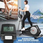 ANCHEER Quiet Magnetic Elliptical Machine for Home