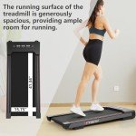 GOYOUTH Under Desk Treadmill with 12 HIIT Programs