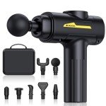 SORUDEL Deep Tissue Massage Gun with 7 Heads