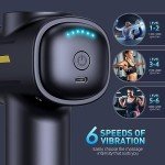 SORUDEL Deep Tissue Massage Gun with 7 Heads