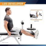 Marcy Adjustable Weight Bench for Home Workouts