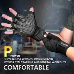 Ventilated Weightlifting Gloves with Wrist Support