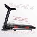 Sunny Health & Fitness Folding Incline Treadmill