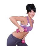 Tone Fitness Hourglass 20-Pound Dumbbell Set