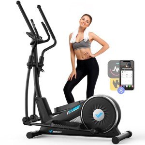 MERACH Home Elliptical Machine with Adjustable Resistance